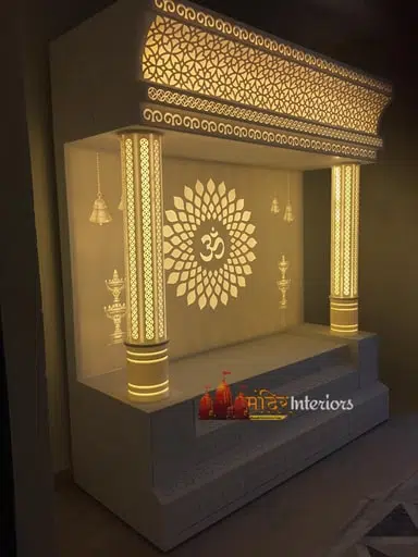 Corian Temple backlit