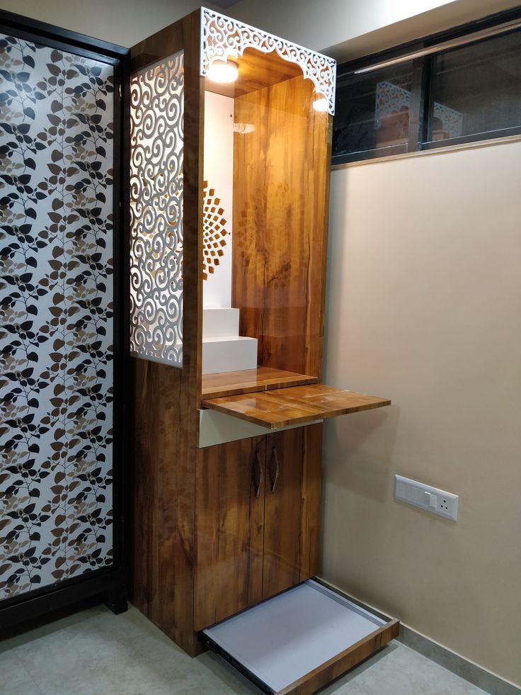 Designer Wooden Mandir Pooja Ghar Temple For Home
