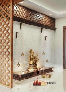 Beautiful Wooden Mandir For Home