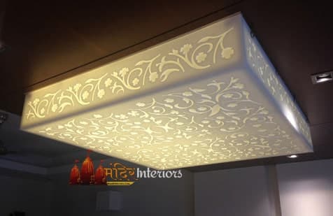 Corian Ceiling Backlit
