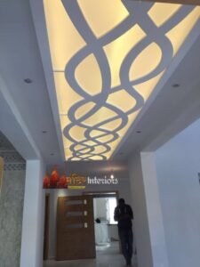 Corian Ceiling with Backlit