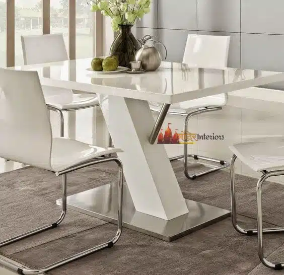 Corian Solid Surface table with Chair