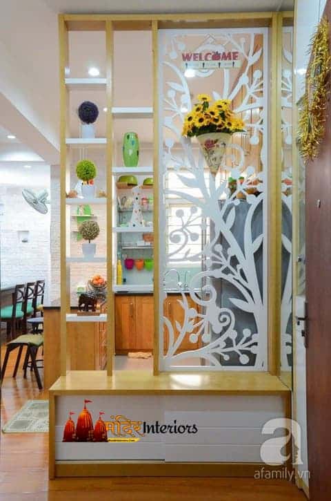 Decorative Corian Partition for Home