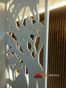 Designer Corian Partition Between Wall Delhi
