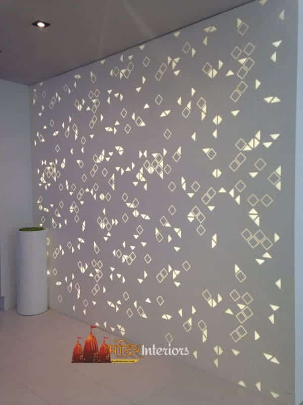 Corian Wall Panel with Backlit