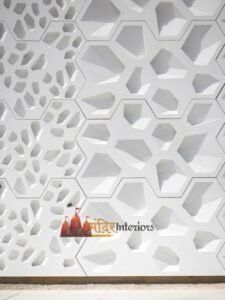 Designer Corian 3D Wall Panel Design