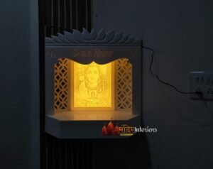 Corian Wall Mount Mandir For Home