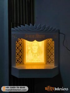 Wall Mounted Corian Pooja Mandir