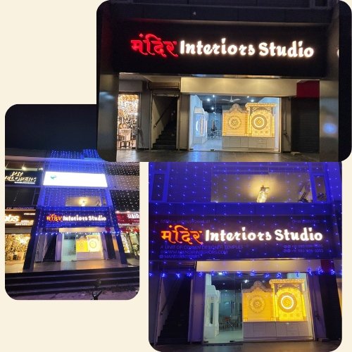 Mandir Interiors Studio - A Premium Corian Mandir Store in Chandigarh